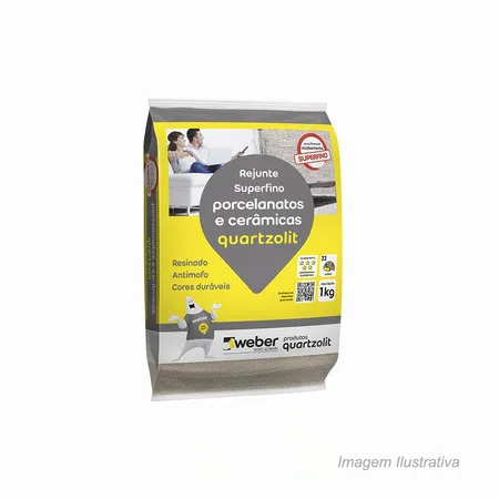 Rejunte 1kg Porcelanatos Cinza Outono