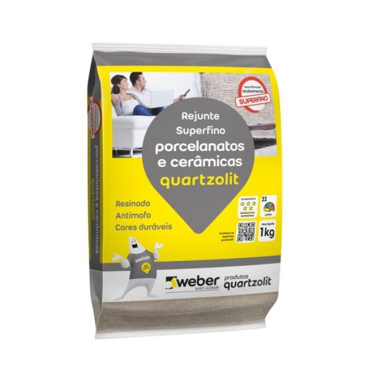 Rejunte 1kg Porcelanatos Cinza Urbano