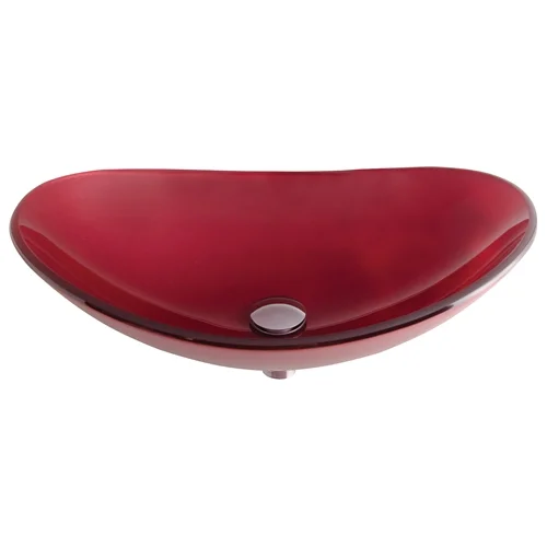 Cuba De Apoio Canoa CP/T48 Turmalina 48X31Cm Vidro Astra