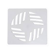 Grelha Quadrada Branca GR17 15 cm x 15 cm Astra