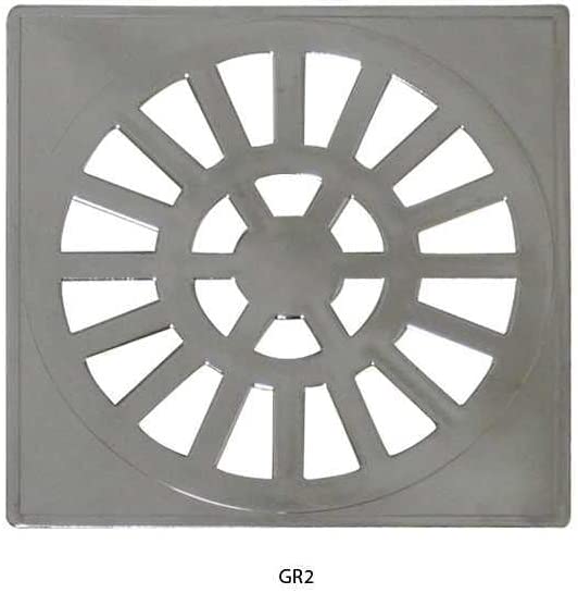 Grelha Quadrada Cromada GR2 10,2 cm x 10,2 cm Astra