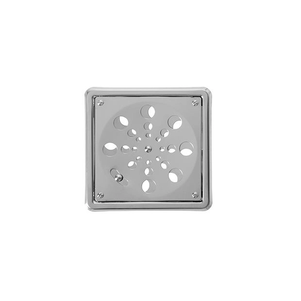 Grelha Quadrada de Aço Inox com Caixilho Anti-Inseto 10 cm x 10 cm Astra