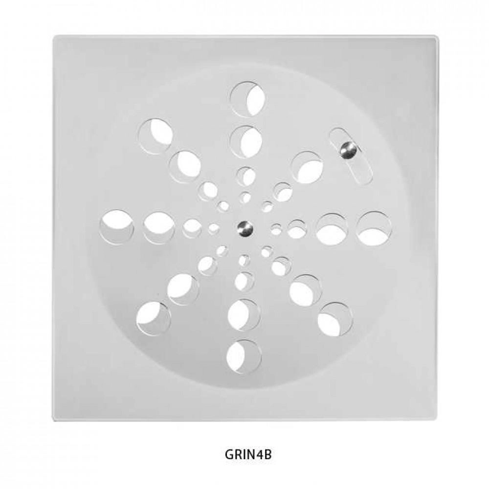 Grelha Quadrada Inox GRIN10b 9,4 cm x 9,4 cm Astra