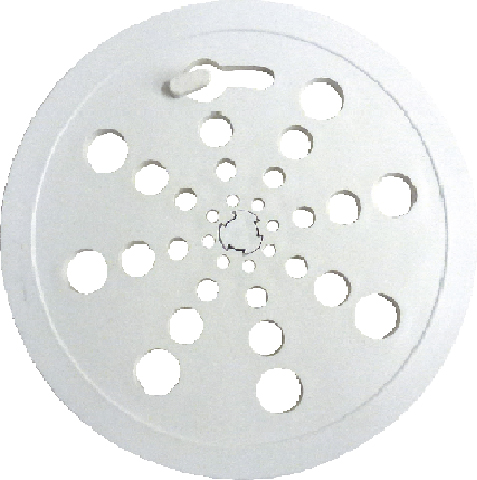 Grelha Redonda Plast Abre/Fecha 150Mm Astra