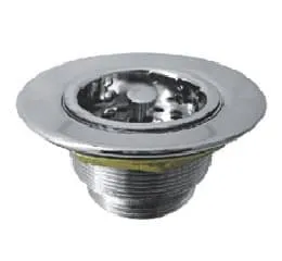 Válvula de Escoamento Pia Americana com Cesta Metal - VM1622CP