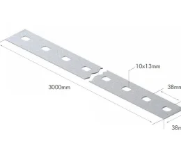 Fita Perfurada 38 mm x 3000 mm