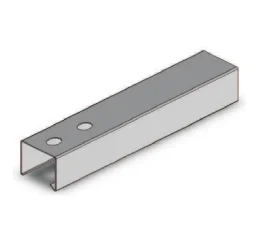 Perfilado com 2 Furos 38x38 – Rv102