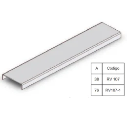Tampa Encaixe Perfilados