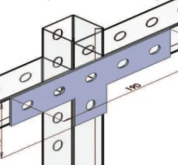 Junção "T" Reta Longa