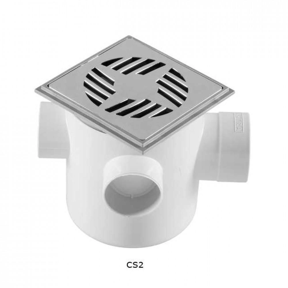 Caixa Sifonada Quadrada 10 Cm X 12 Cm Cs2 Astra