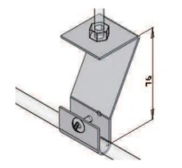Suporte J Cabo de Aço