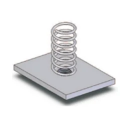 Porca Losangular com Mola