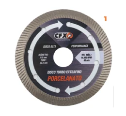 CFX Disco Diamantado Turbo Porcelanato