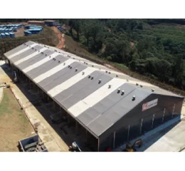 Galpões Estrutura Metálica e Cobertura em Lona Vinílica