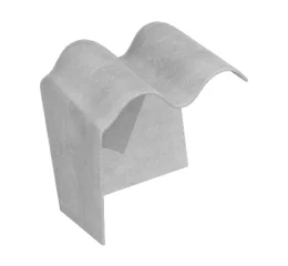 Cumeeira Shed Terminal Direita – Telha Ondulada e Tropical