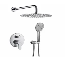 Chuveiro Ducha e Volante – Misturador – Latão Cromado QL-8002