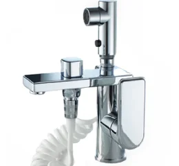 Torneira com Ducha – Monocomando – Latão Cromado YL2303