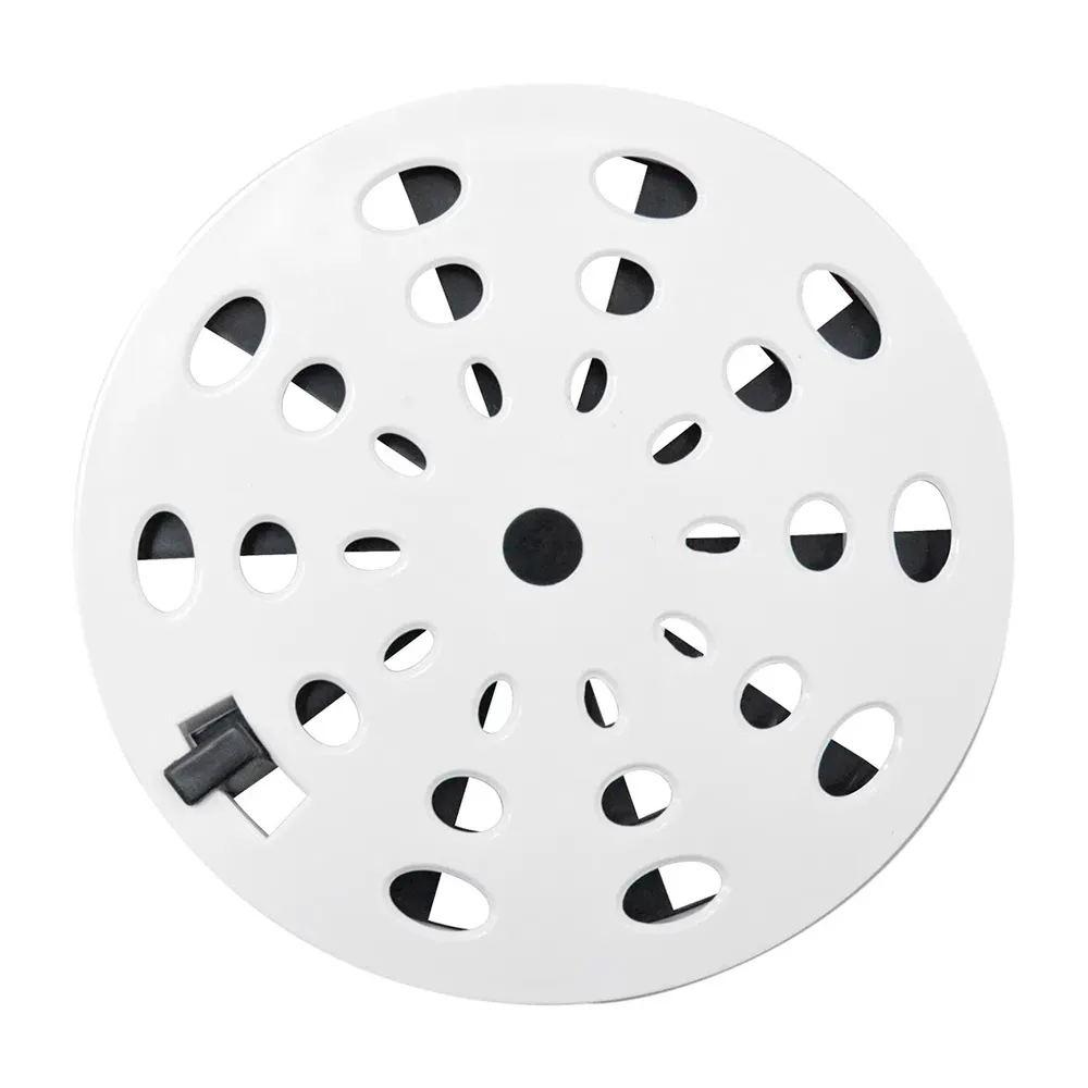 Grelha Rotativa Redonda 15Cm Branco Astra