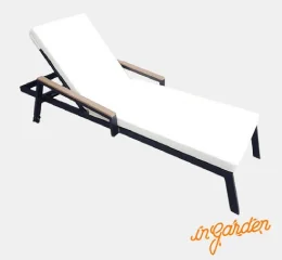 Espreguiçadeira com Almofada Wood