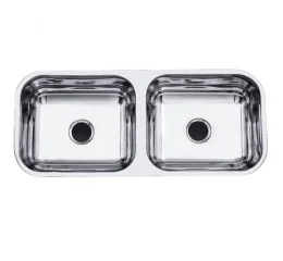 Cuba Dupla Normal 84x34x17 Aço inox 304 – Polida