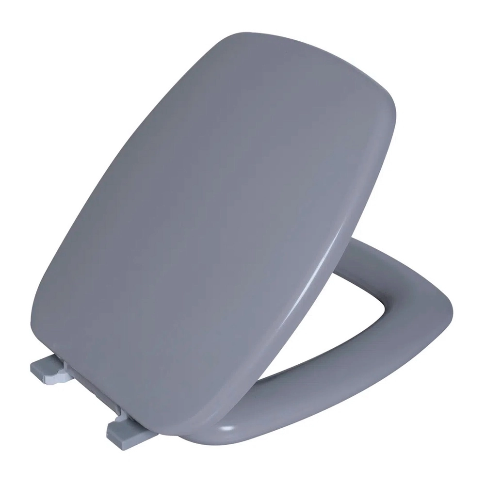 Assento Sanitário Almofadado Celite Stylus/Primula Cinza Astra