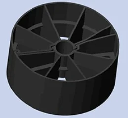 Espaçador tipo Rolete Aberto 