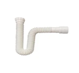 Sifão Sanfonado Universal Branco 58 cm