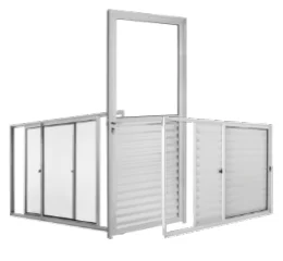 Esquadrias de Alumínio – Linha Tecno 