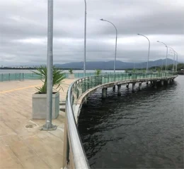 Guarda corpo em aço inox 304