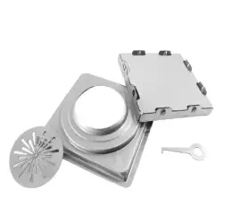 Ralo Oculto 10x10 cm - INOX 304