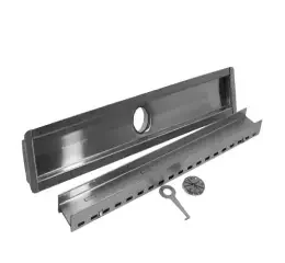 Ralo Linear Oculto 90 cm X 6 cm Saída Central INOX 304