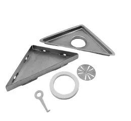 Ralo Oculto Triangular INOX 304