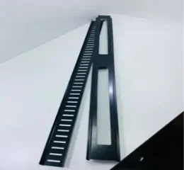 Grelha Infinity 1 m x 6 cm Preto Fosco