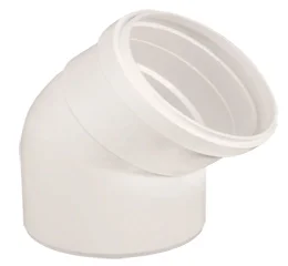 Cotovelo 45° para Esgoto Branco 100 mm Corr Plastik