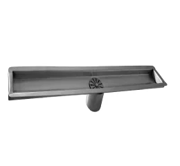 Ralo Linear Oculto Sifonado 80 cm x 6 cm Saída Central M1nox