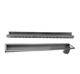 Ralo Linear Oculto Sifonado 90 cm x 6 cm Saída Lateral M1nox