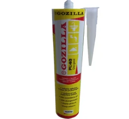Selante PU40 e Silicone Acético 