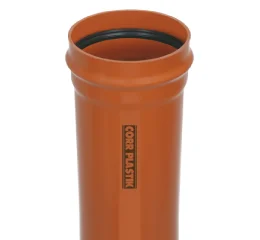 Tubo Coletor de Esgoto JEI 100mm 6 Metros Corr Plastik