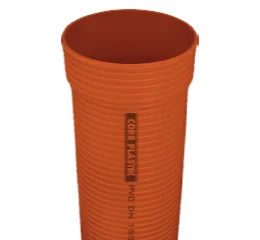 Tubo Coletor de Esgoto Corrugado SN8 200mm 6 Metros Corr Plastik