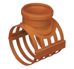 Selim Coletor de Esgoto 90° com Trava Corrugado 150 x 100mm Corr Plastik