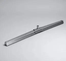 Canaleta Margem de Piscina 1m x 8cm em alumínio