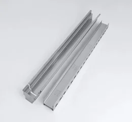 Canaleta Margem de Piscina 1m x 8cm em inox