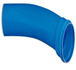 Curva 45° PN80 PB 125mm Corr Plastik