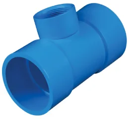 TEE Derivação Roscável 50mm 1.1/2" Corr Plastik