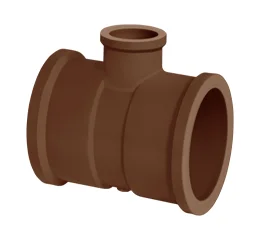 TEE de Redução Soldável 110 x 60 mm Corr Plastik