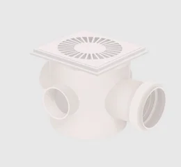 Corpo Caixa Sifonada 150 x 150 x 50 mm Corr Plastik