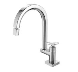 Torneira de Mesa para Cozinha Presence Mix&Match Inox Escovado Docol