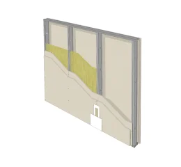 Parede de Drywall W112