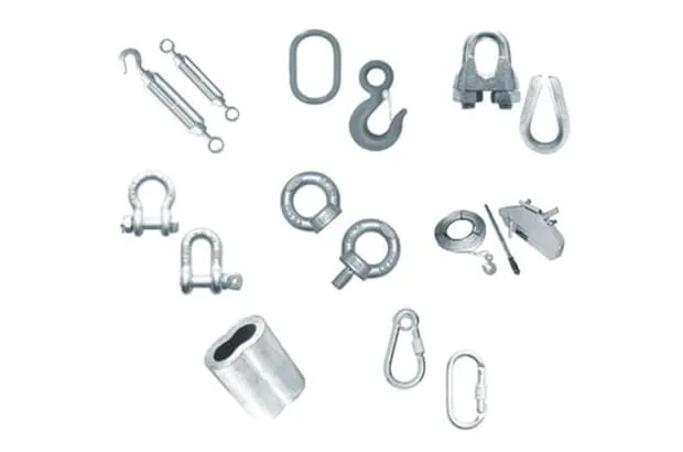 Cabos de aço e acessórios