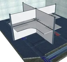 Calha Aberta para Mobiliário